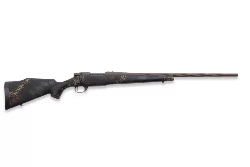 Weatherby Vanguard, 7mm-08 Remington 24" 5+1 Patriot Brown Cerakote Black