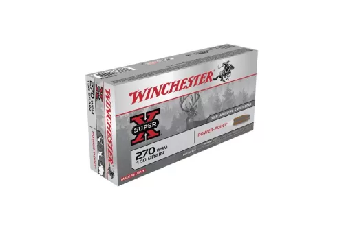 Winchester 270 WSM 150gr Power-Point Super-X Ammunition 20rds - X270WSM