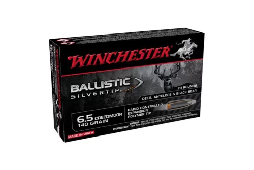 Winchester Ballistic Silvertip 140 gr Polymer Tip 6.5 Creedmoor Ammunition 20 Rounds - SBST65CM