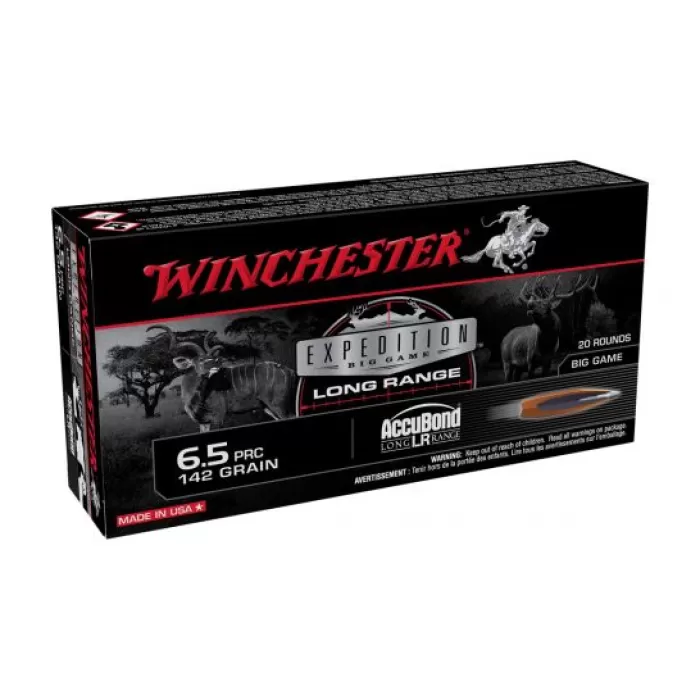 Winchester Expedition Big Game Long Range Brass 6.5 PRC 142-Grain 20-Rounds ABLR Winchester Expedition Big Game Long Range Brass 6.5 PRC 142-Grain 20-Rounds ABLR
