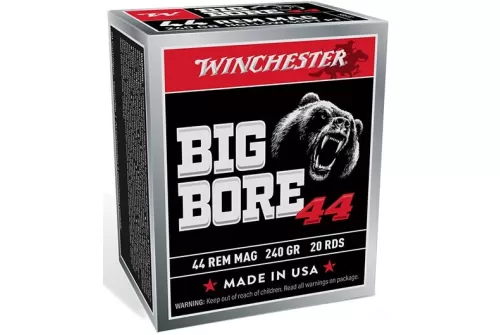Winchester Big Bore Brass .44 Mag 240-Grain 20-Rounds JSP