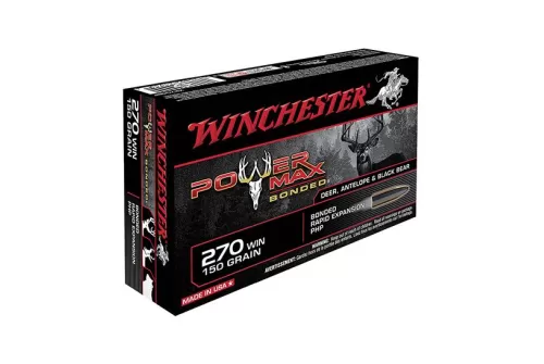 Winchester 270 150gr P0werMax Bonded Ammunition 20rds - X2704BP