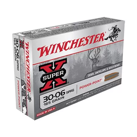 Winchester 30-06 165gr PSP Super-X Ammunition 20rds - X30065