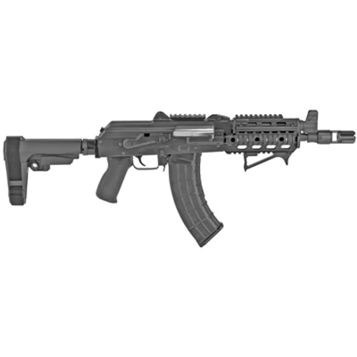Zastava ZPAP92 7.62X39mm Pistol, 10" Barrel, SBA3, Quad Rail, Black, 30rd Zastava ZPAP92 7.62X39mm Pistol, 10" Barrel, SBA3, Quad Rail, Black, 30rd