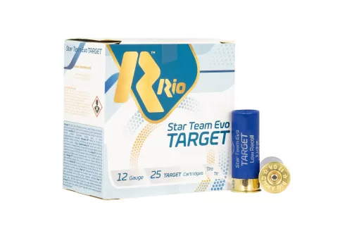 Rio Ammunition Team Target 12 GA #8 Shot 1-1/8 oz 25-Rounds 2.75