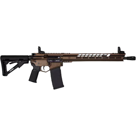 Diamondback DB15BGSMB MBUS Sight 5.56mm NATO 16in Midnight Bronze/Black Modern Sporting Rifle - 30+1 Rounds