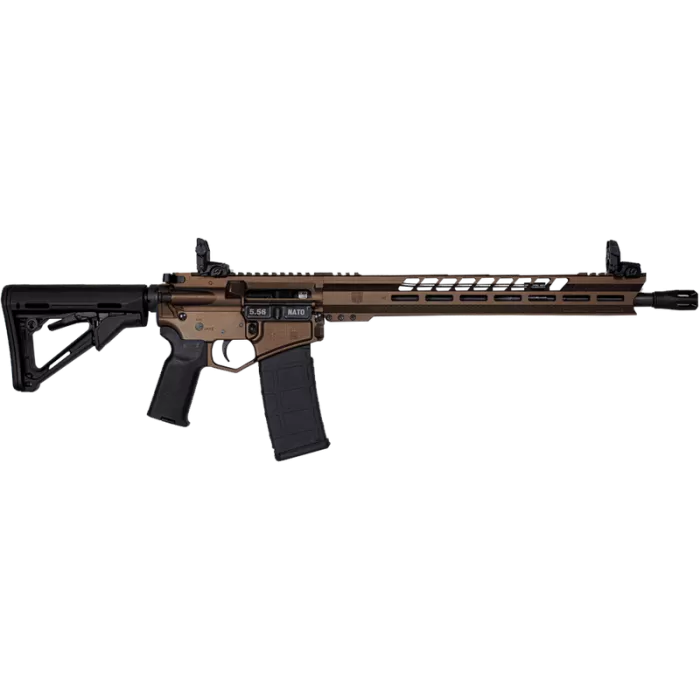 Diamondback DB15BGSMB MBUS Sight 5.56mm NATO 16in Midnight Bronze/Black Modern Sporting Rifle - 30+1 Rounds Diamondback DB15BGSMB MBUS Sight 5.56mm NATO 16in Midnight Bronze/Black Modern Sporting Rifle - 30+1 Rounds