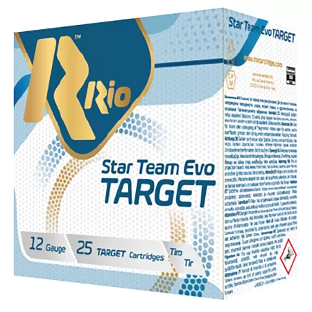 Rio Ammunition Star Team EVO 12 Gauge 1 1/8 oz 2 3/4 in Centerfire Shotgun Ammo, 25 Rounds, STT32X8