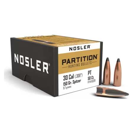 Nosler Partition P - 30 150g SP (50ct) Bullets 16329