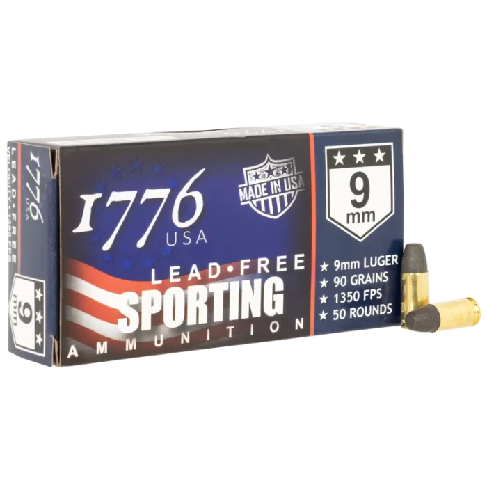 SinterFire 1776009090 USA 9mm Luger 90 Gr 50 Bx/ 10 Cs