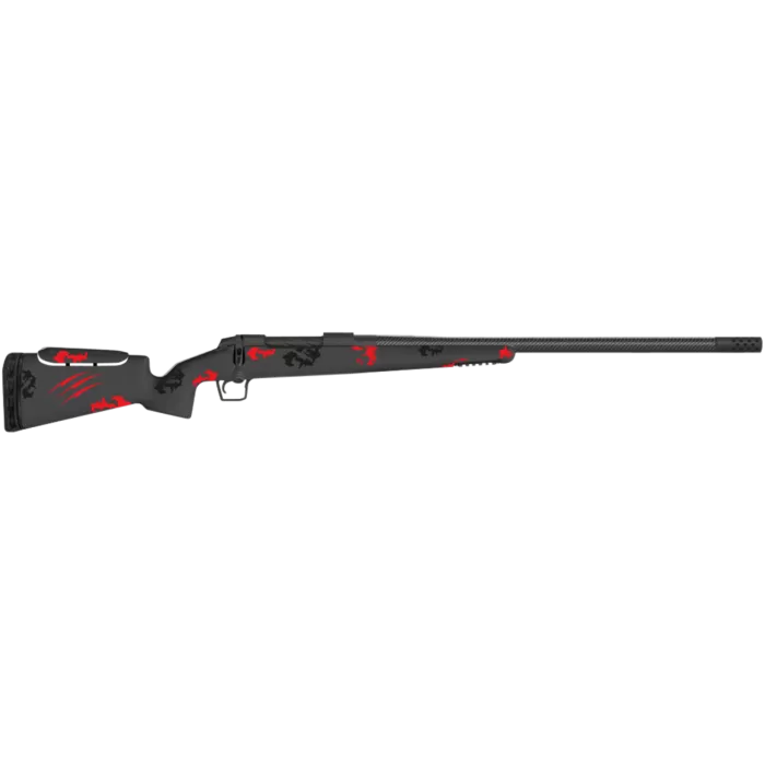 Fierce Firearms Carbon Rival FP 7mm-08 Remington Bolt Action Rifle, Blood Red Camo - FCRFP7MM0820BR Fierce Firearms Carbon Rival FP 7mm-08 Remington Bolt Action Rifle, Blood Red Camo - FCRFP7MM0820BR