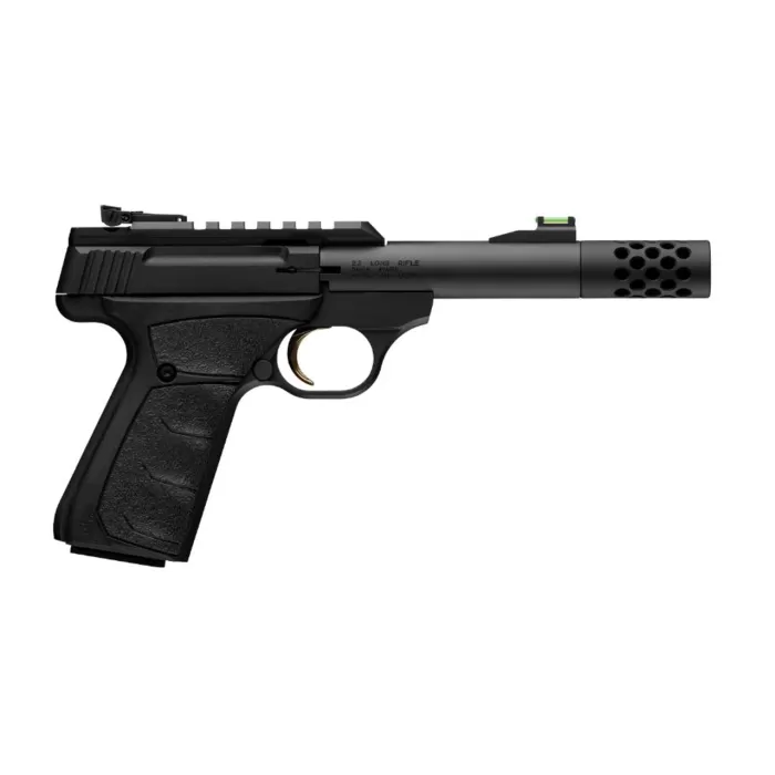 Browning Buck Mark 22 LR, 4.4" Threaded Barrel, Black, Picatinny Optics Rail, 10rd Browning Buck Mark 22 LR, 4.4" Threaded Barrel, Black, Picatinny Optics Rail, 10rd