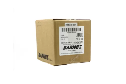 300 AAC Blackout - 110 Grain TAC-TX - Barnes VOR-TX - 200