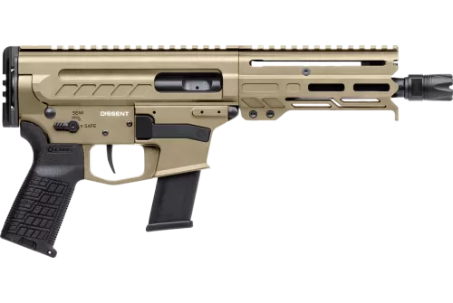 CMMG 45A4C0FCT Coyote Tan Dissent MKG 45 ACP Semi Automatic AR-15 Pistol