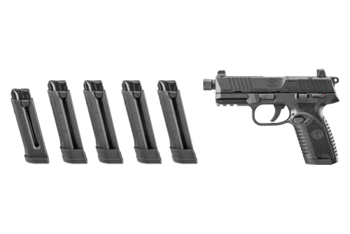 Fn 502 66101683 502t 1x10 1x15 3x15 Blk/blk Free Mags