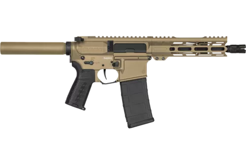 CMMG 30A5C0FCT Dissent BR4 *CA Compliant 300 Blackout 10+1 14.50" Coyote Tan Cerakote Aluminum Receiver, Magpul SGA Stock, Zeroed Drop-In Single Stage Trigger