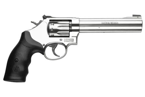 Smith and Wesson 617 Stainless .22 LR 6-inch 10-Rounds Adjustable Sights