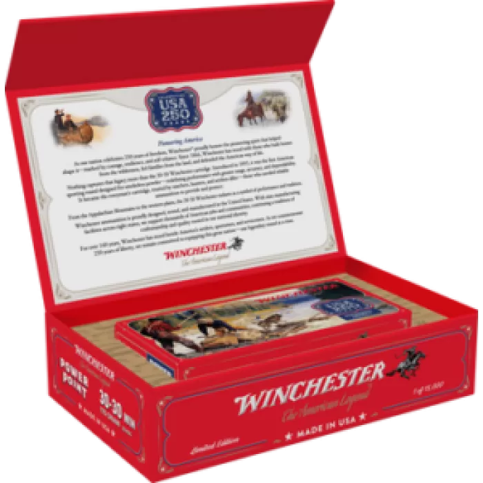 WINCHESTER AMMO 250th Anniversary Edition .30-30 Win 170Gr Power Point 20rd Box Rifle Ammo (X3030250)