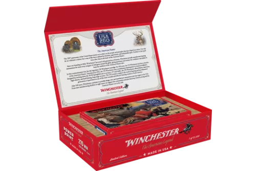 WINCHESTER AMMO 250th Anniversary Edition .270 Win 150Gr Power Point 20rd Box Rifle Ammo (X270250)