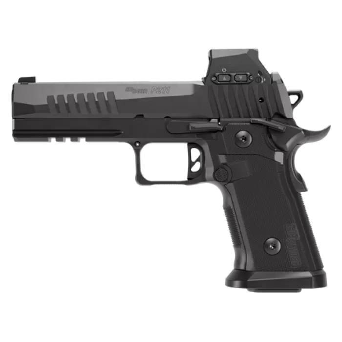 SIG SAUER P211-GT5 9mm 5in 17rd/21rd Mags Black Single-Action Pistol with ROMEO-X SIG-LOC PRO (211F-9-GT5-RXSL)