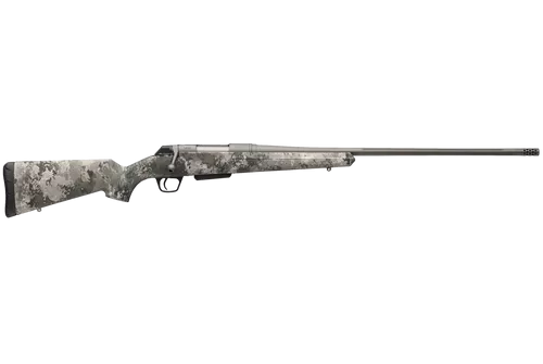 Winchester Repeating Arms 535800208 XPR Extreme 223 Rem 5+1 22" Tungsten Cerakote Fluted Threaded Barrel & Drilled & Tapped Steel Receiver, Fixed TrueTimber VSX Synthetic Stock