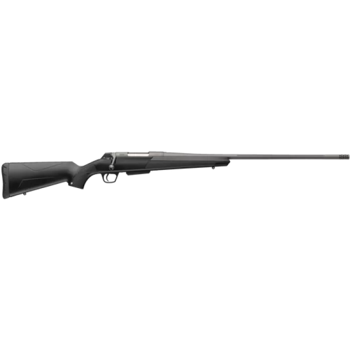 Winchester Repeating Arms 535801228 XPR Extreme 30-06 Springfield 3+1 24" Tungsten Cerakote Fluted Threaded Barrel & Drilled & Tapped Steel Receiver, Fixed Black Synthetic Stock