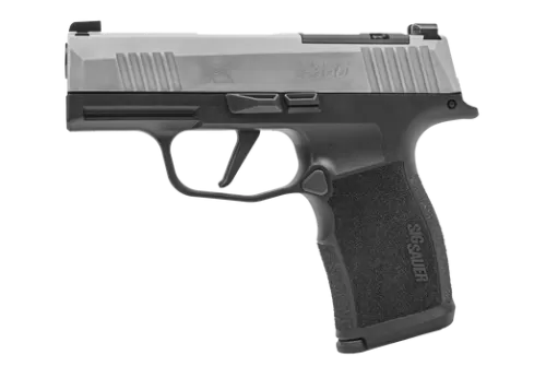 Sig Sauer 365X9SXR3P P365X  Micro-Compact Frame 9mm Luger 12+1 3.10" Steel Barrel, Stainless Steel Optic Ready/Serrated Slide, Black Stainless Steel Frame w/Accessory Rail, Polymer Grip