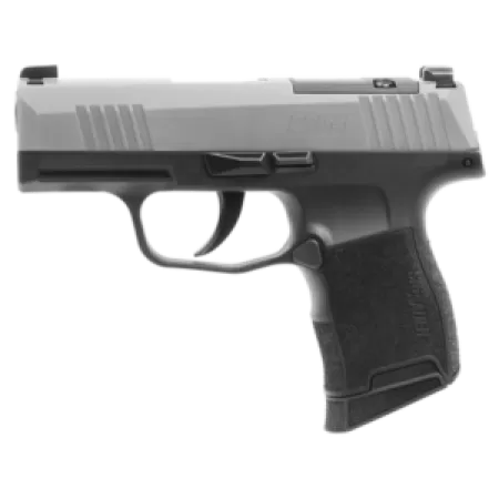 Sig Sauer 3659SXR3P P365X  Micro-Compact Frame 9mm Luger 10+1 3.10" Steel Barrel, Stainless Steel Optic Ready/Serrated Slide, Black Stainless Steel Frame w/Accessory Rail, Polymer Grip