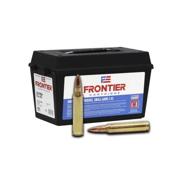 223 Rem - 55 Grain FMJ - Hornady Frontier - 200 Rounds