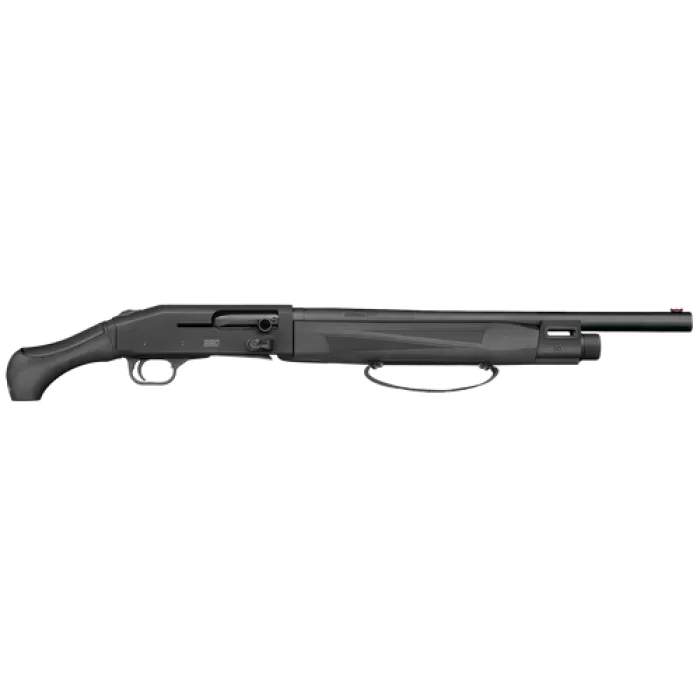 Mossberg 83002 990 AfterShock 12 Gauge Semi-Auto 3" 5+1 18.50" Matte Blued Barrel, Strapped w/M-LOK Forend, Matte Blued Receiver, Black Synthetic Aftershock Grip, Ambidextrous