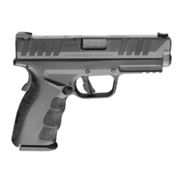Springfield Armory XDDG9101BLCM4 XD MOD4 9mm Luger 10+1 4" Black Melonite Steel Barrel & Optic Ready/Serrated Slide, Black Polymer Frame w/Picatinny Rail, Textured Grip