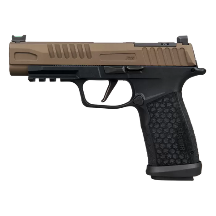 SIG SAUER P365-FUSE X-Series 9mm 4.3in 2x21rd/1x17rd Two-Tone Bronze Optic Ready Pistol (365XF-9-FBZXR3)