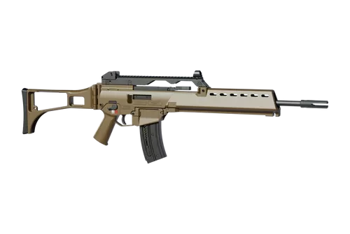 HK G36 22 LR 18.13in 20rd Flat Dark Earth Folding Synthetic Stock Semi-Auto RIfle (81001321)
