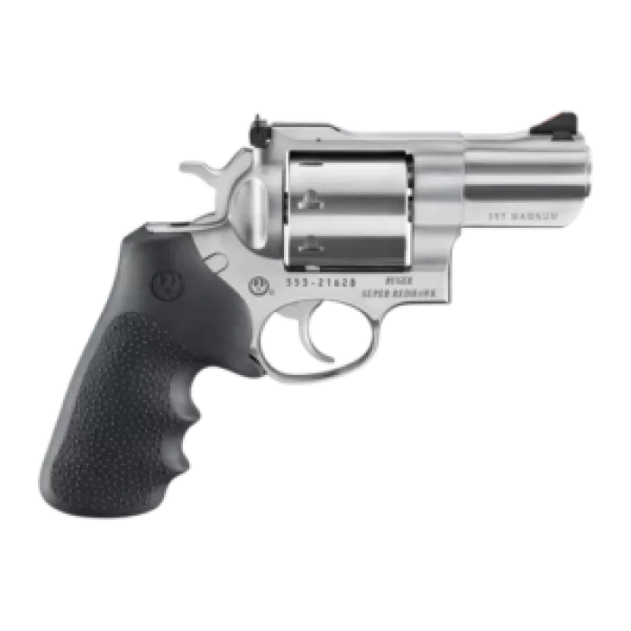 RUGER Super Redhawk 357 Mag/38 Special 2.5in 8rd Rubber Grips Stainless Revolver (5529)