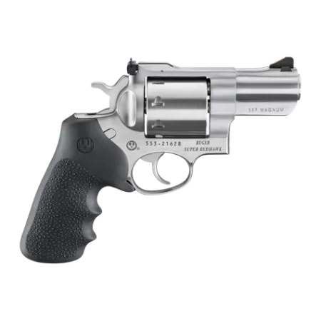 RUGER Super Redhawk 357 Mag/38 Special 2.5in 8rd Rubber Grips Stainless Revolver (5529)