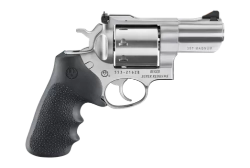 RUGER Super Redhawk 357 Mag/38 Special 2.5in 8rd Rubber Grips Stainless Revolver (5529)