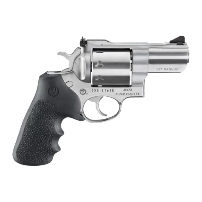 RUGER Super Redhawk 357 Mag/38 Special 2.5in 8rd Rubber Grips Stainless Revolver (5529)