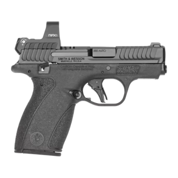 SMITH & WESSON Bodyguard 2.0 380 ACP 2.75in 10rd Black Pistol with Thumb Safety and Viridian RFX1 (14787)