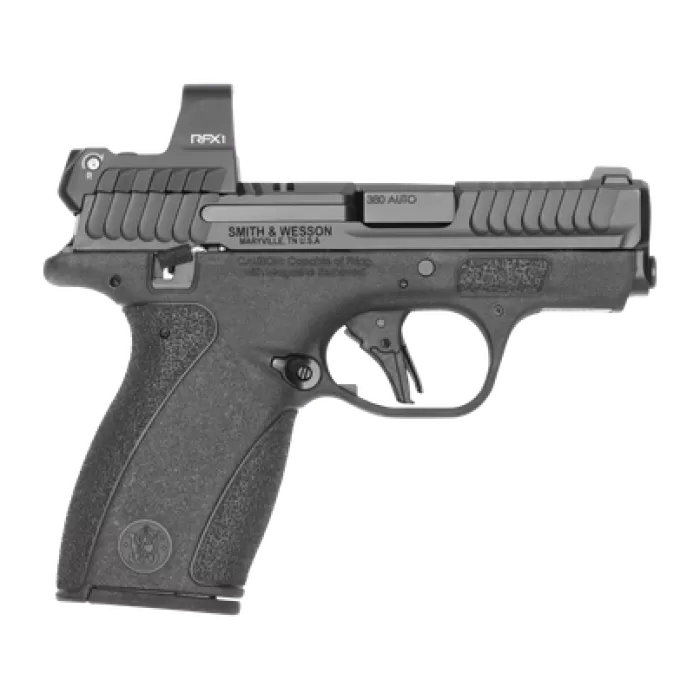 SMITH & WESSON Bodyguard 2.0 380 ACP 2.75in 12rd Black Pistol with Thumb Safety and Viridian RFX1 (14785)