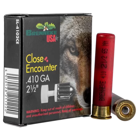 Brenneke Close Encounter .410 BORE, 2-1/2in. 1/4oz. Slug - 5 Rounds [MPN: SL4102CE]