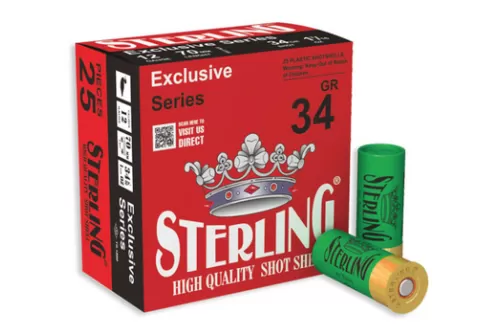 Sterling Exclusive Series 12 GA, 2-3/4in. 1-3/16oz. #5 Shot - 25 rounds