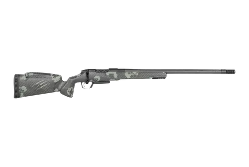Fierce Firearms RIVSCX7PRC22BF Carbon Rival XP 2.0 7mm PRC 3+1 22" Carbon Fiber Match Grade Barrel, Black Cerakote Stainless Steel Drilled & Tapped Receiver, Forest Camo Push Button Adj Cheek Piece Ca