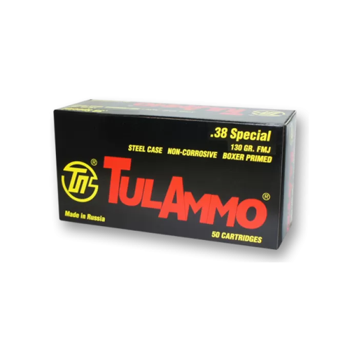 TUL 38SPL 130GR FMJ 50CT