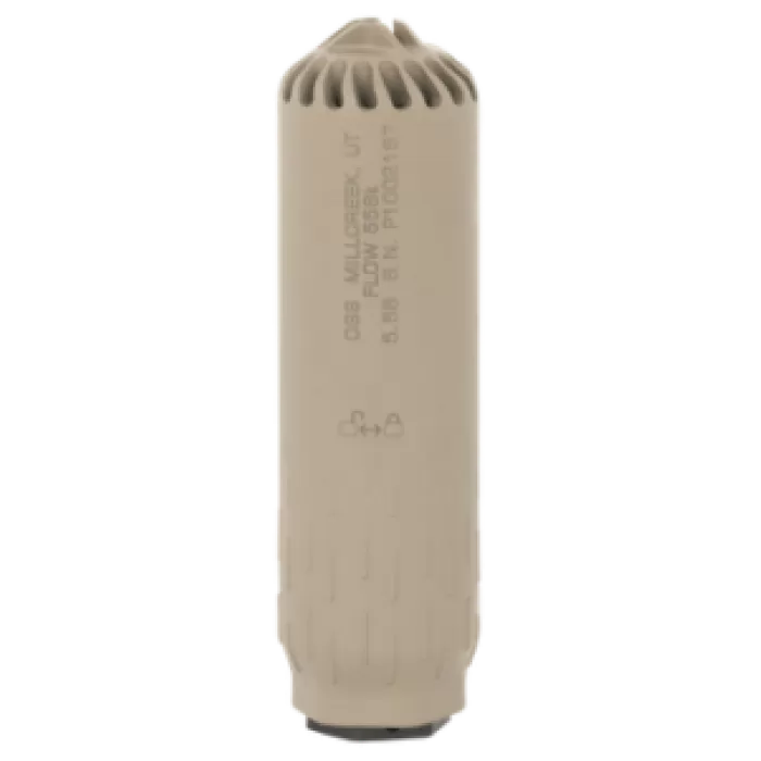 Huxwrx 2450 Flow 556K 5.56x45mm NATO 1.60"D Made of Stainless Steel with Flat Dark Earth Cerakote Finish Includes 1/2"-28 tpi Flash Hider Huxwrx 2450 Flow 556K 5.56x45mm NATO 1.60"D Made of Stainless Steel with Flat Dark Earth Cerakote Finish Includes 1/2"-28 tpi Flash Hider