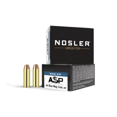 Nosler Handgun Assured Stopping Power ASP-44 Mag 240g JHP (20ct) Ammunition 40136