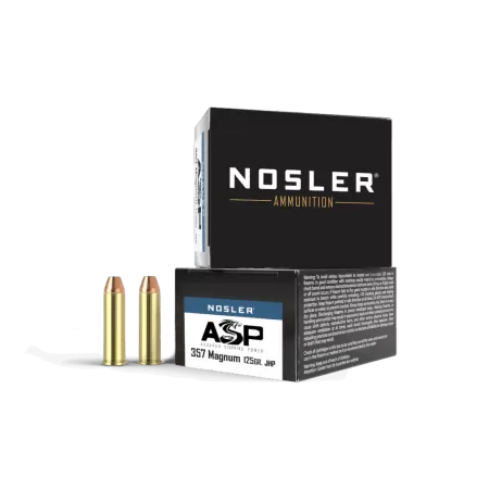 Nosler Handgun Assured Stopping Power ASP-357 Mag 125g JHP (20ct) Ammunition 40134