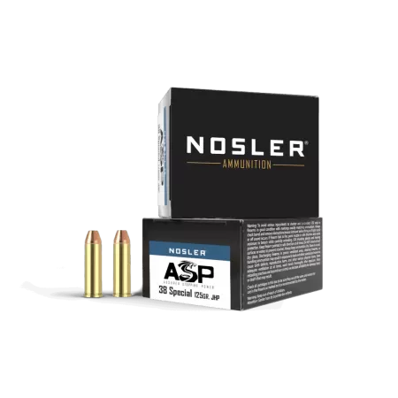 Nosler Handgun Assured Stopping Power ASP-38 Special 125g JHP (20ct) Ammunition 40137