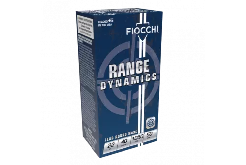 Fiocchi Range Dynamics 22 LR 40 Grain LRN Case of 5000
