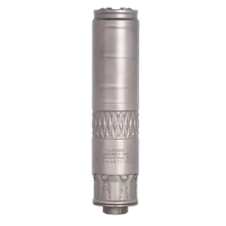 Rugged Suppressors AK360TI Alaskan360 TI 36 Cal 1.60" Diameter, Rated Up to 338 Lapua, 130.80 dB (308 Win), Stainless Steel, 5/8"-24 tpi Direct Thread Mount Included