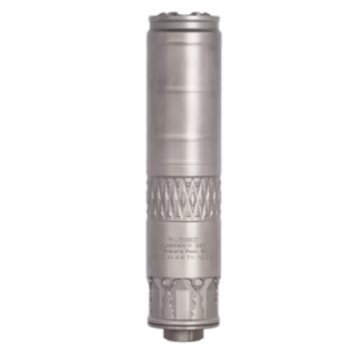 Rugged Suppressors AK360TI Alaskan360 TI 36 Cal 1.60" Diameter, Rated Up to 338 Lapua, 130.80 dB (308 Win), Stainless Steel, 5/8"-24 tpi Direct Thread Mount Included